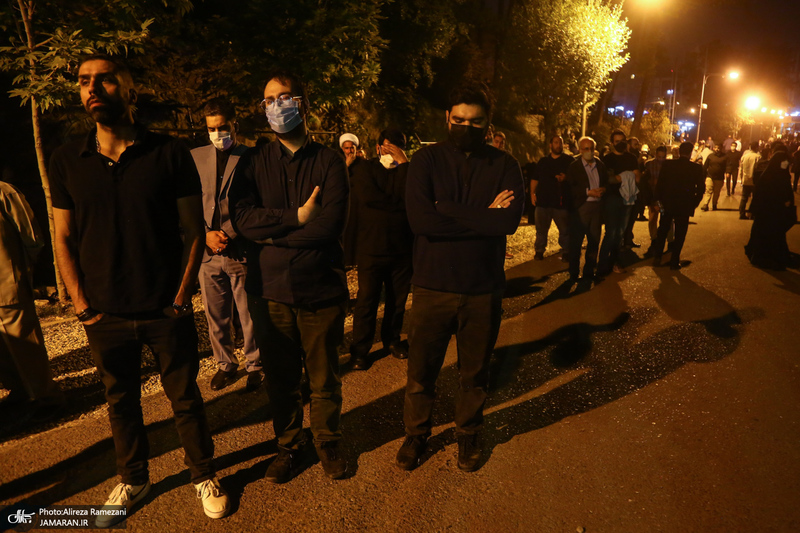 وداع با پیکر استاد فاطمی نیا (ره) در دانشگاه امام صادق (ع)