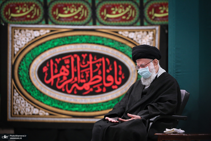 عزاداری شام شهادت حضرت زهرا (س) در حسینیه امام خمینی