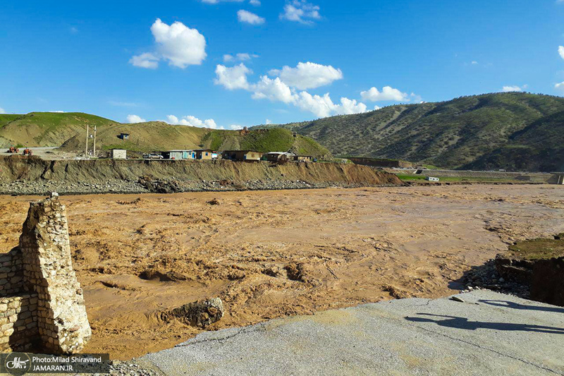 خسارات سیل به شهر کوهدشت و روستاهای بخش شاهیوند شهرستان چگینی