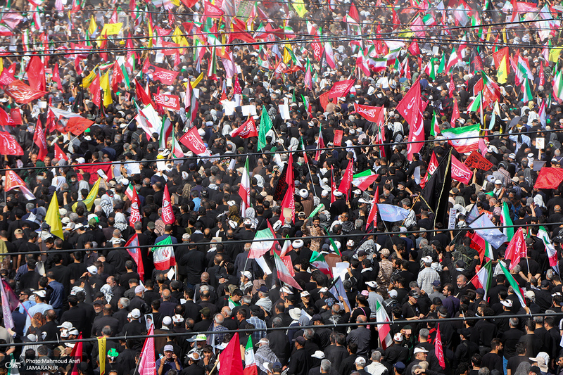 مراسم وداع با رهبر شهید انقلاب در مصلی تهران -3