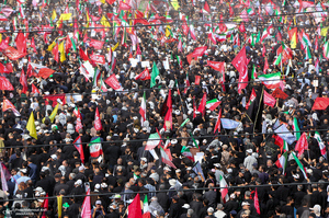 مراسم وداع با رهبر شهید انقلاب در مصلی تهران -3