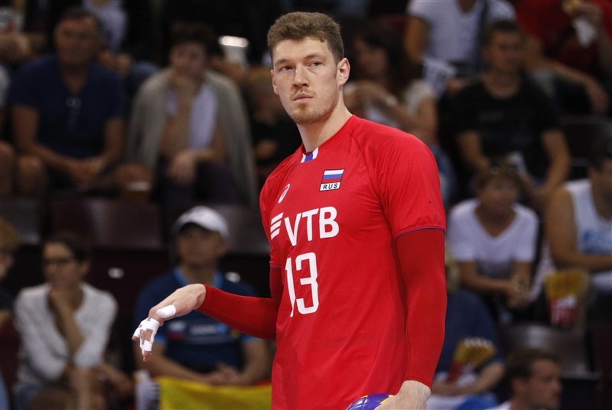 ستاره روسیه در لیگ ملت‌های والیبال بازی نمی‌کند