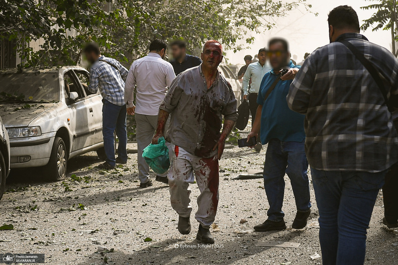 تجاوز رژیم صهیونیستی به منطقه مسکونی غیرنظامی در تهران