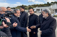 ورود وزیر امور خارجه به بیروت + عکس