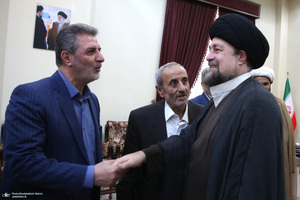 دیدار رئیس و اعضای هیأت رئیسه کمیته ملی پارالمپیک با سید حسن خمینی