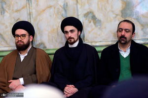 مراسم شب میلاد حضرت زهرا (س) و فرزند برومندش حضرت روح الله در حرم امام خمینی