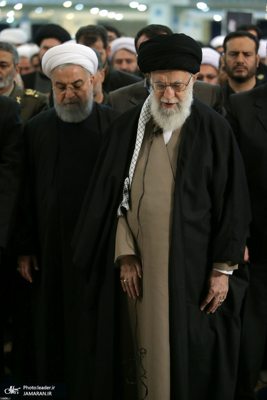 مراسم تشییع و اقامه نماز بر پیکر مرحوم آیت الله هاشمی‌شاهرودی