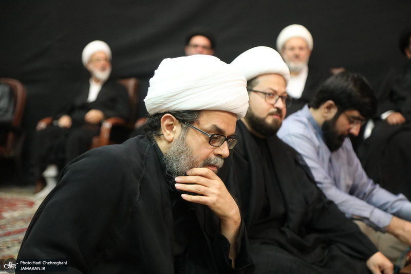 مراسم عزاداری ماه محرم در بیت مرحوم آیت الله العظمی هاشمی شاهرودی‎‎