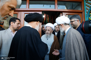 تشییع پیکر آیت الله نمازی در قم