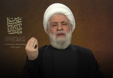 شیخ نعیم قاسم: ملت ایران مانع تحقق اهداف اسرائیل شد/ حزب‌الله سلاح خود را زمین نخواهد گذاشت/ اسرائیل باید توافق آتش‌بس را اجرا کند