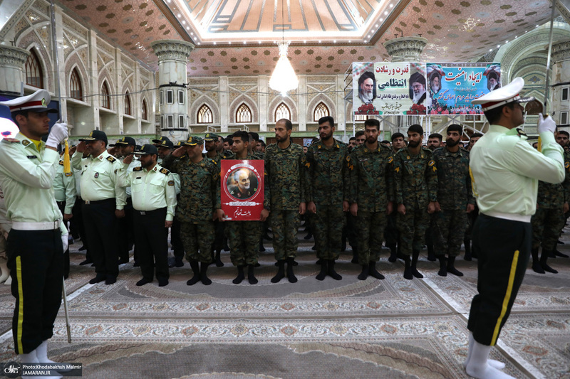 مراسم تجدید میثاق فرماندهان و کادر فراجا با آرمان‌های امام راحل