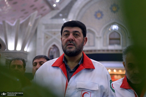 بدرقه 22 هزار امدادگر هلال احمر از جوار حرم امام خمینی (س)