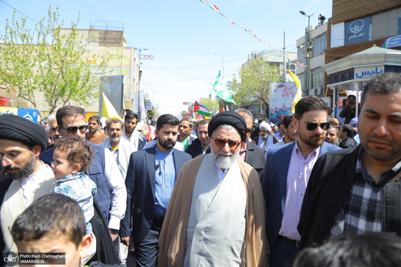 راهپیمایی باشکوه روز قدس در قم -1