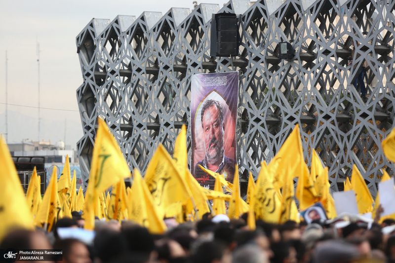 مراسم تشییع سردار شهید سید رضی موسوی