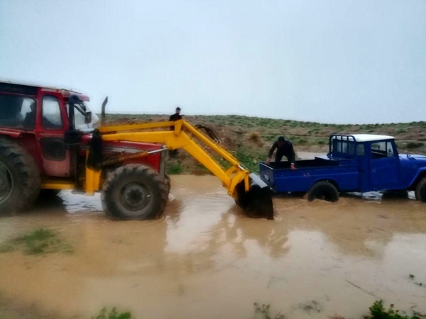 مسیر تایباد به روستای دربند مسدود شد