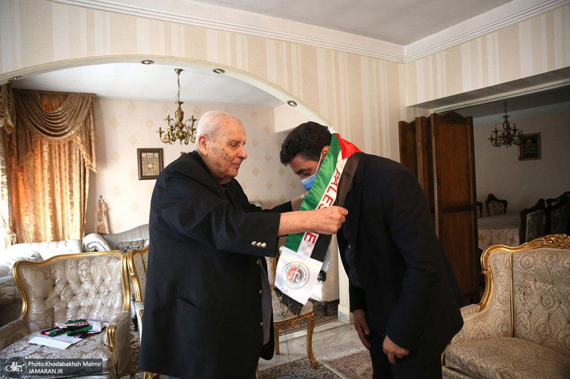 دیدار سرپرست موسسه تنظیم و نشر آثار امام خمینی(س) با سفیر فلسطین در تهران/ صلاح زواوی