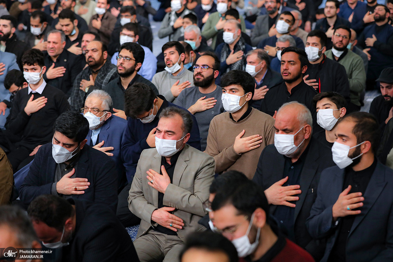 اولین شب مراسم عزاداری حضرت فاطمه‌ زهرا (س) در حسینیه امام خمینی