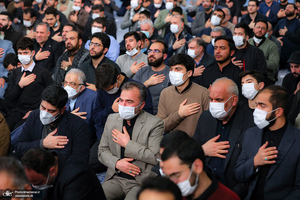 اولین شب مراسم عزاداری حضرت فاطمه‌ زهرا (س) در حسینیه امام خمینی