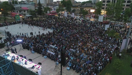 برگزاری جشن نیمه شعبان با شرکت شیعیان و اهل تسنن تالش