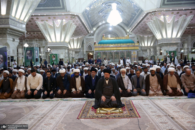 دیدار مسئولین هیت های مذهبی اتباع استان تهران با سید حسن خمینی