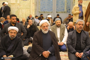 مراسم بزرگداشت شهیدان «علی رازینی» و «محمد مقیسه» در مسجد اعظم قم‎