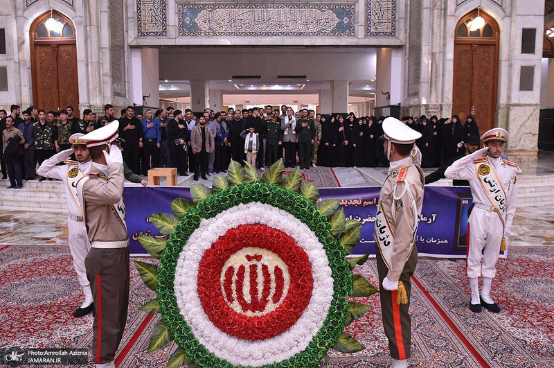 مراسم تجدید میثاق سازمان بسیج دانش آموزی با آرمان های امام خمینی (س)