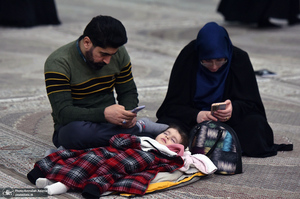 مراسم دعای کمیل در حرم مطهر امام خمینی (س)