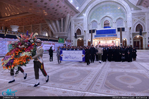 تجدید میثاق رئیس و کارکنان سازمان ملی استاندار ایران با آرمان امام(س)