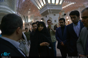 انتخابات ریاست جمهوری و پنجمین دوره‌ی انتخابات شوراهای اسلامی-حرم مطهر امام خمینی(س)