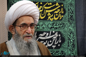 مراسم عزادارى شهادت حضرت فاطمه زهرا(س) در بيت آيت الله دوستى زنجانى