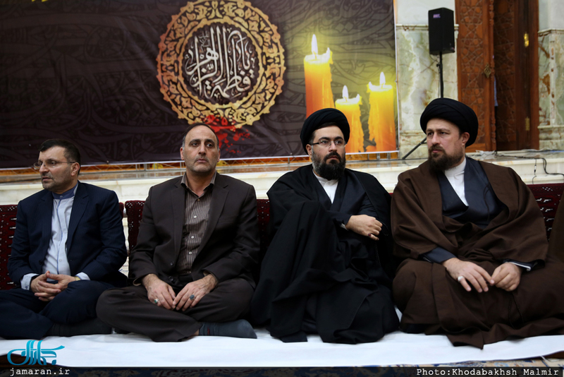 مراسم عزاداری شب شهادت حضرت زهرا(س) در حرم امام خمینی (س)