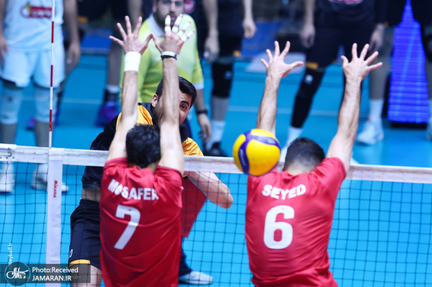 ویدیوی اتفاقات تاسف برانگیز در فینال لیگ والیبال ایران