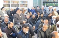 مراسم عزاداری شهادت حضرت فاطمه زهرا (س) در دفتر آیت الله العظمی صانعی (11)