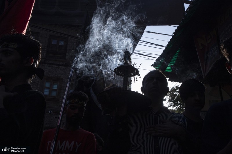 دسته عزاداری سنتی در کشمیر ھند