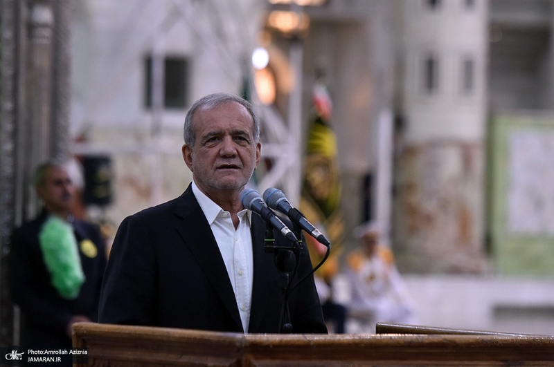 تجدید میثاق رئیس‌جمهور و اعضای دولت با آرمان‌های حضرت امام خمینی - 1