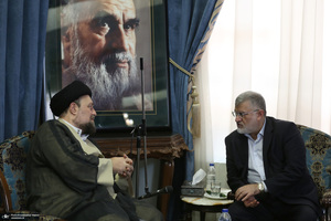 دیدار استاندار تهران و مدیران استان با سید حسن خمینی