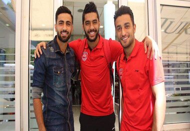 صادق محرمی در تمرین پرسپولیس+ عکس