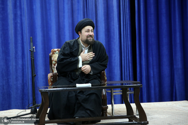 دیدار جمعی از مهاجرین افغانستانی در ایران با سید حسن خمینی