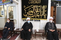 مراسم عزای روز عاشورا در بیت آیت الله العظمی فاضل لنکرانی(ره)