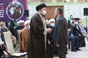 مراسم دوازدهمین سالگرد رحلت همسر گرامی امام و بیست و هفتمین سالگرد ارتحال سید احمد خمینی (ره)