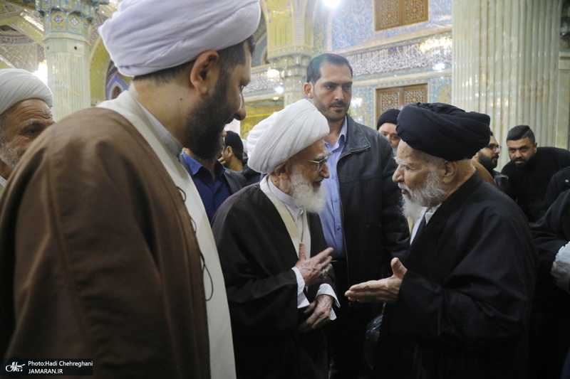 مراسم بزرگداشت آیت الله موسوی بجنوردی (ره) در قم - 1