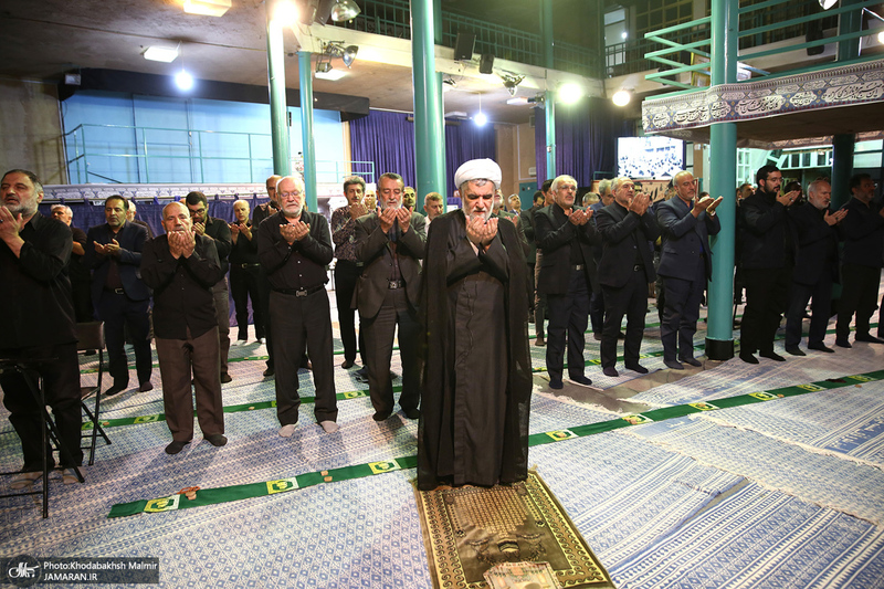 مراسم عزاداری هیئت جامعه اسلامی ورزشکاران در حسینیه جماران