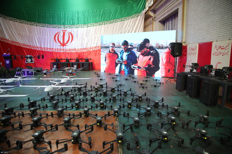 الحاق ناوگان پهپادی به جمعیت هلال‌احمر