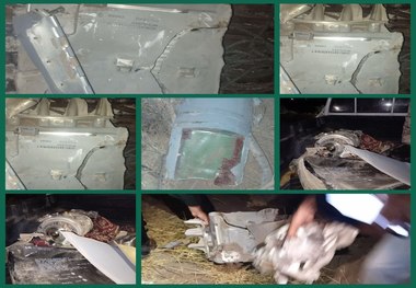 یک موشک کروز دشمن آمریکایی در آسمان رودبار جنوب منهدم شد + عکس