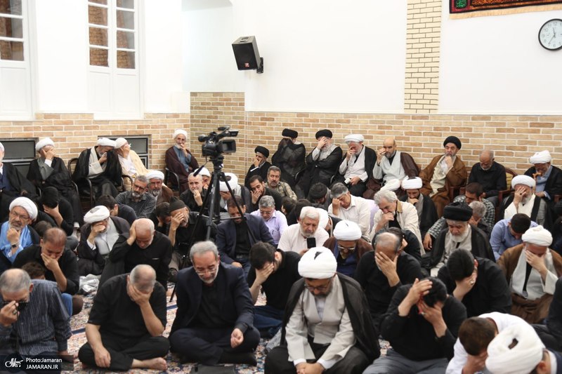 مراسم عزاداری شهادت امام صادق (ع)  در بیت آیت الله العظمی شبیری زنجانی
