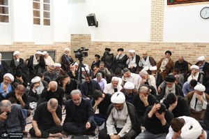 مراسم عزاداری شهادت امام صادق (ع)  در بیت آیت الله العظمی شبیری زنجانی