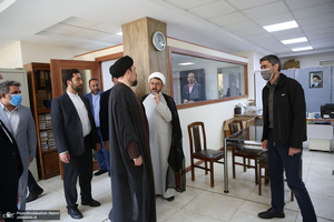 بازدید سید حسن خمینی از موسسه تنظیم و نشر آثار امام خمینی (س)
