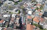 تجمع هزاران نفری در استانبول برای حمایت از فلسطین (4)