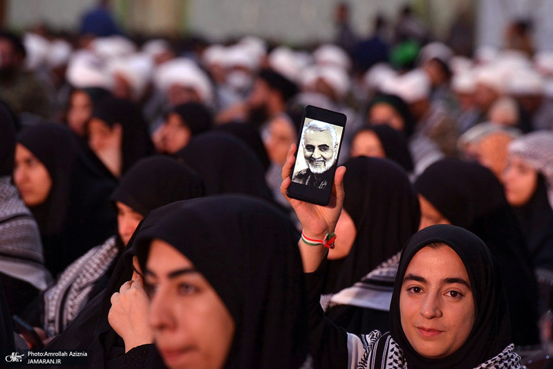 گردهمایی سراسری بسیج دانشجویی و طلاب در حرم مطهر امام خمینی (س) - 1