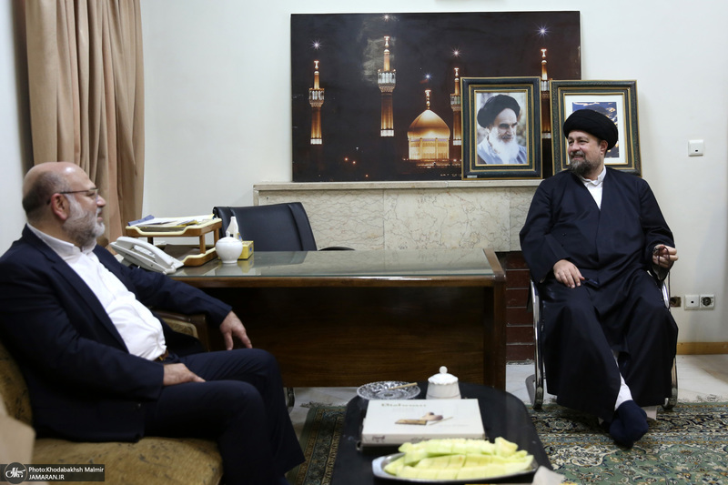 دیدار آصف لقمان قاضی، مدیر امور بین‌الملل جماعت اسلامی پاکستان با سید حسن خمینی